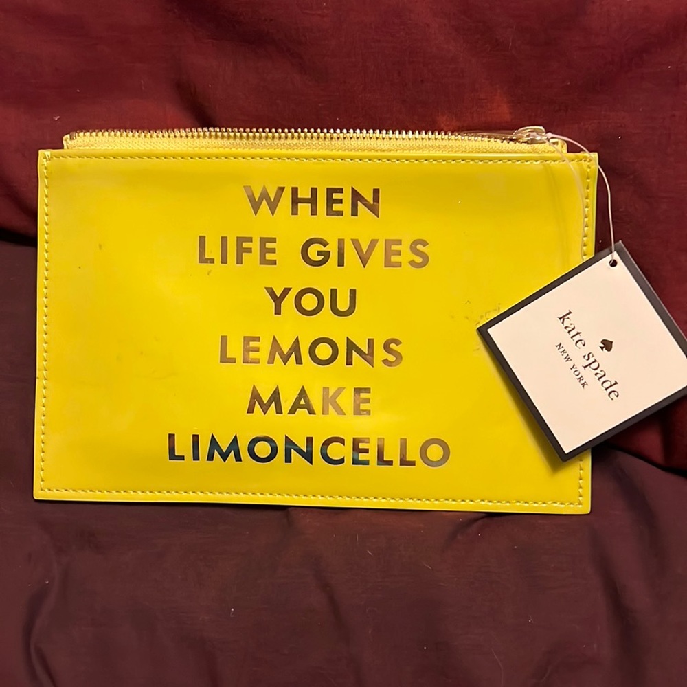 Kate Spade Limoncello Pencil Pouch 🍋
